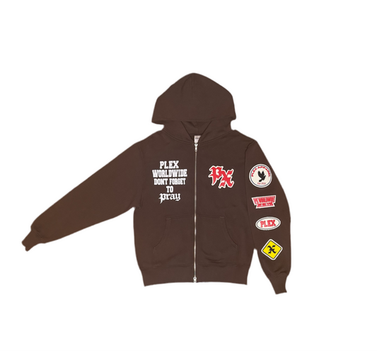 Double Zip Patch Jacket