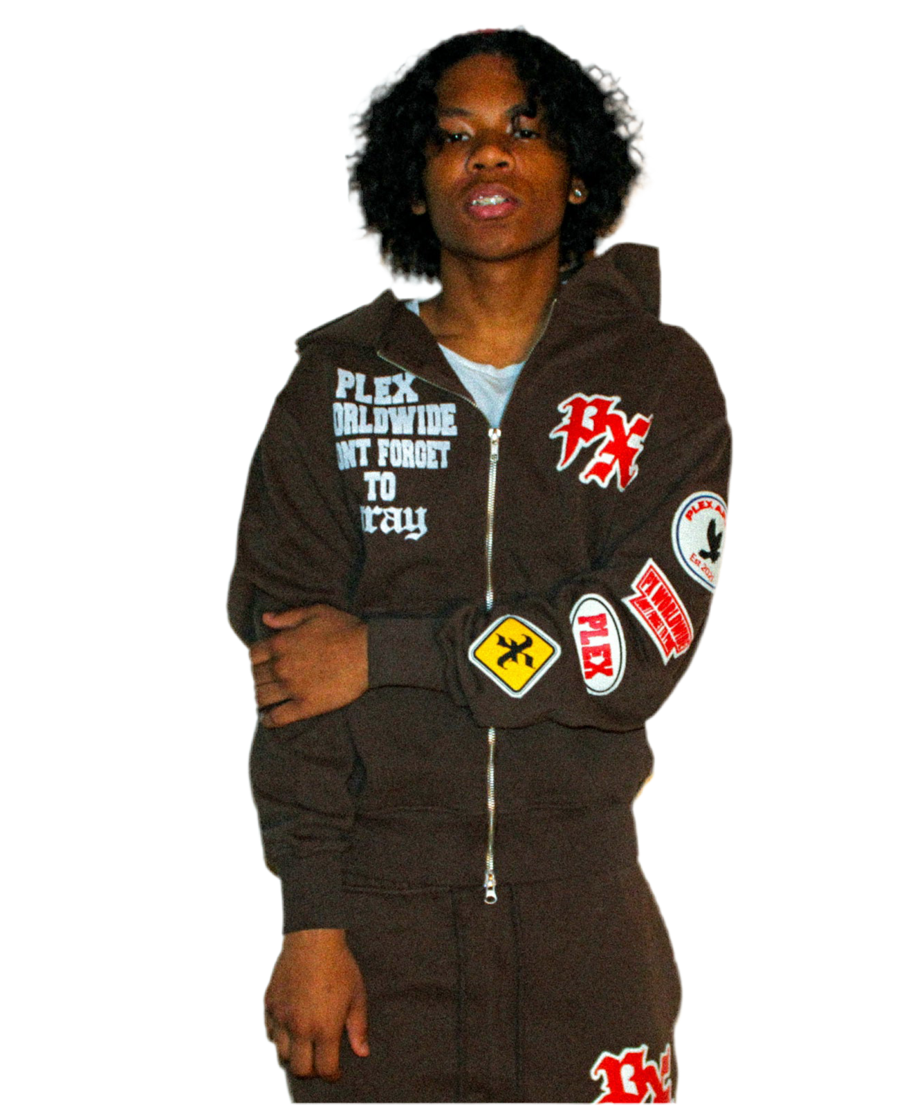 Double Zip Patch Jacket