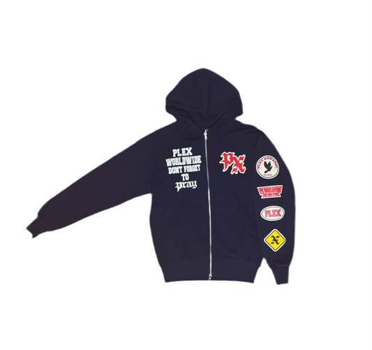 Double Zip Patch Jacket